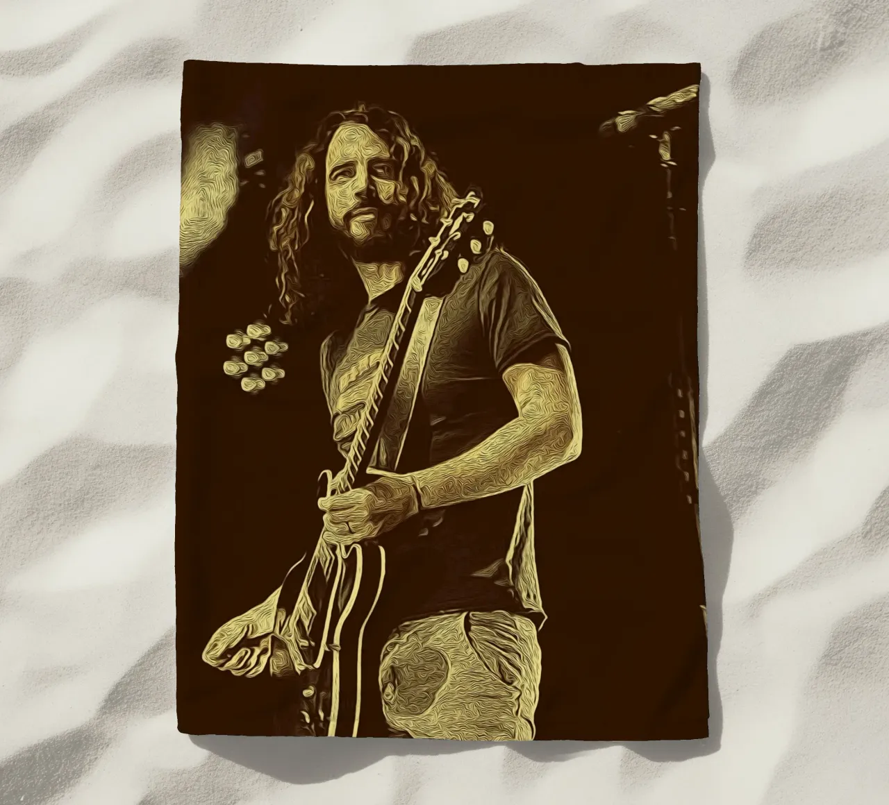 Chris Cornell 90s Grunge telo mare da singpentinksale