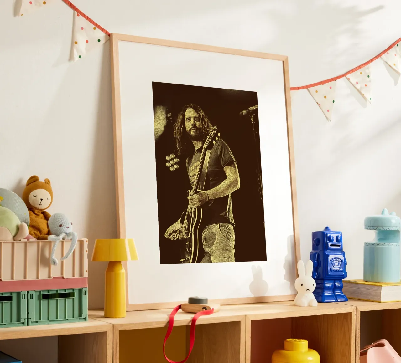 Chris Cornell 90s Grunge poster by singpentinksale
