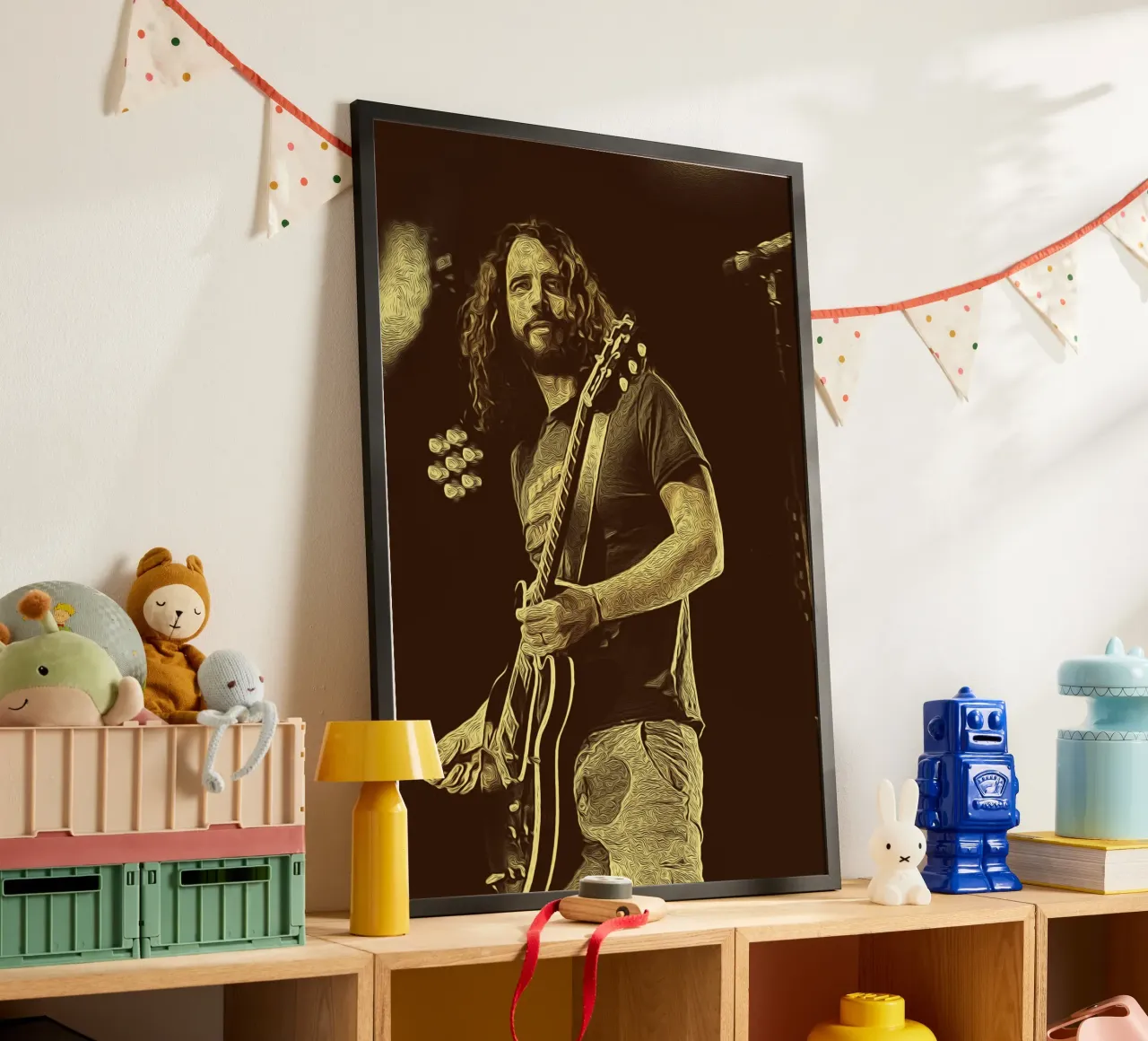 Chris Cornell 90s Grunge poster by singpentinksale
