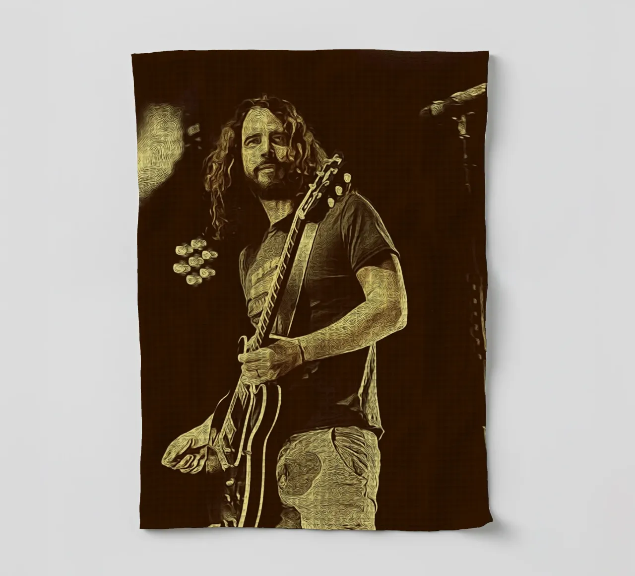 Chris Cornell 90s Grunge canovaccio da cucina da singpentinksale