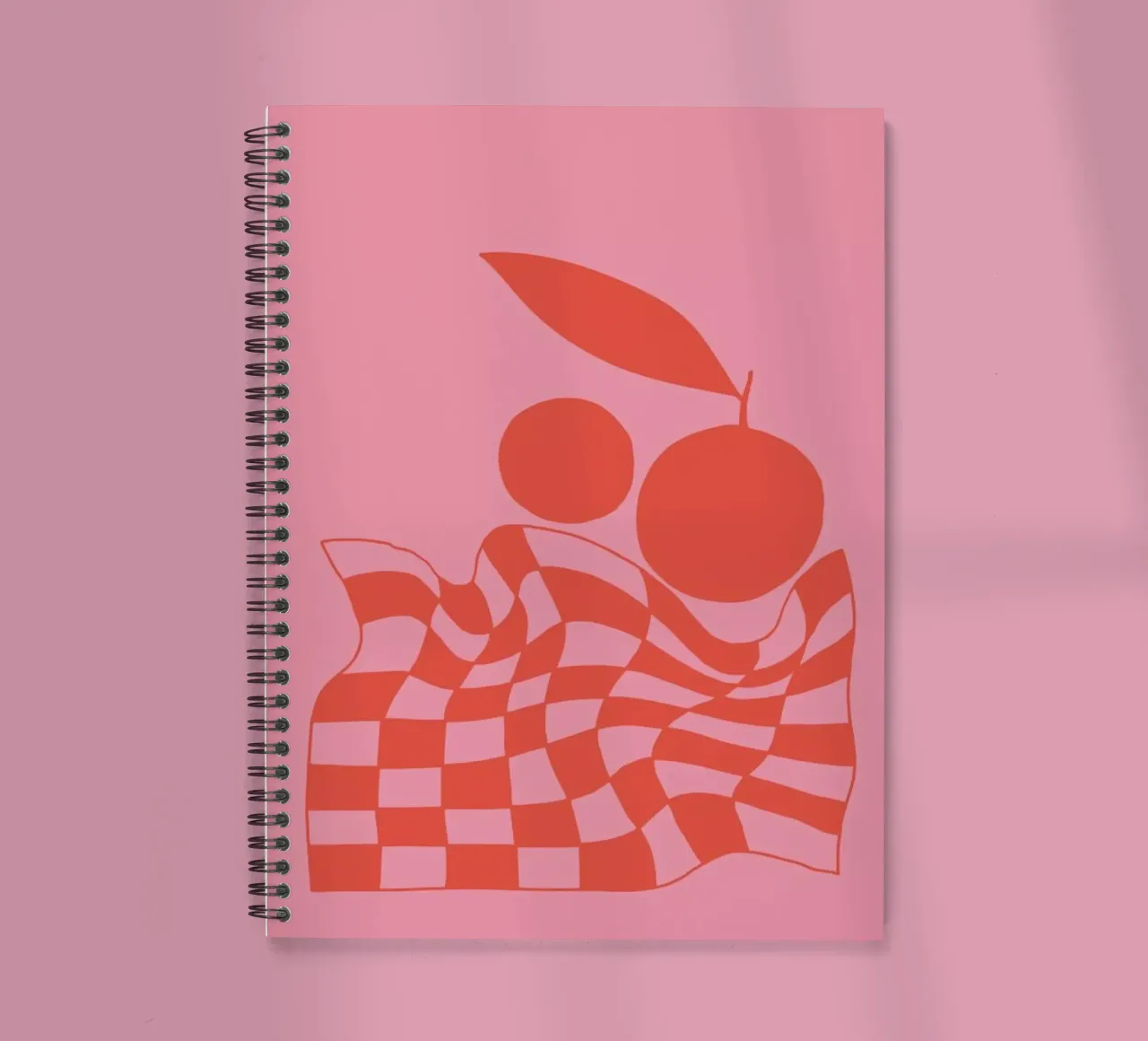 Pink Still Life spiral notebook by Pure