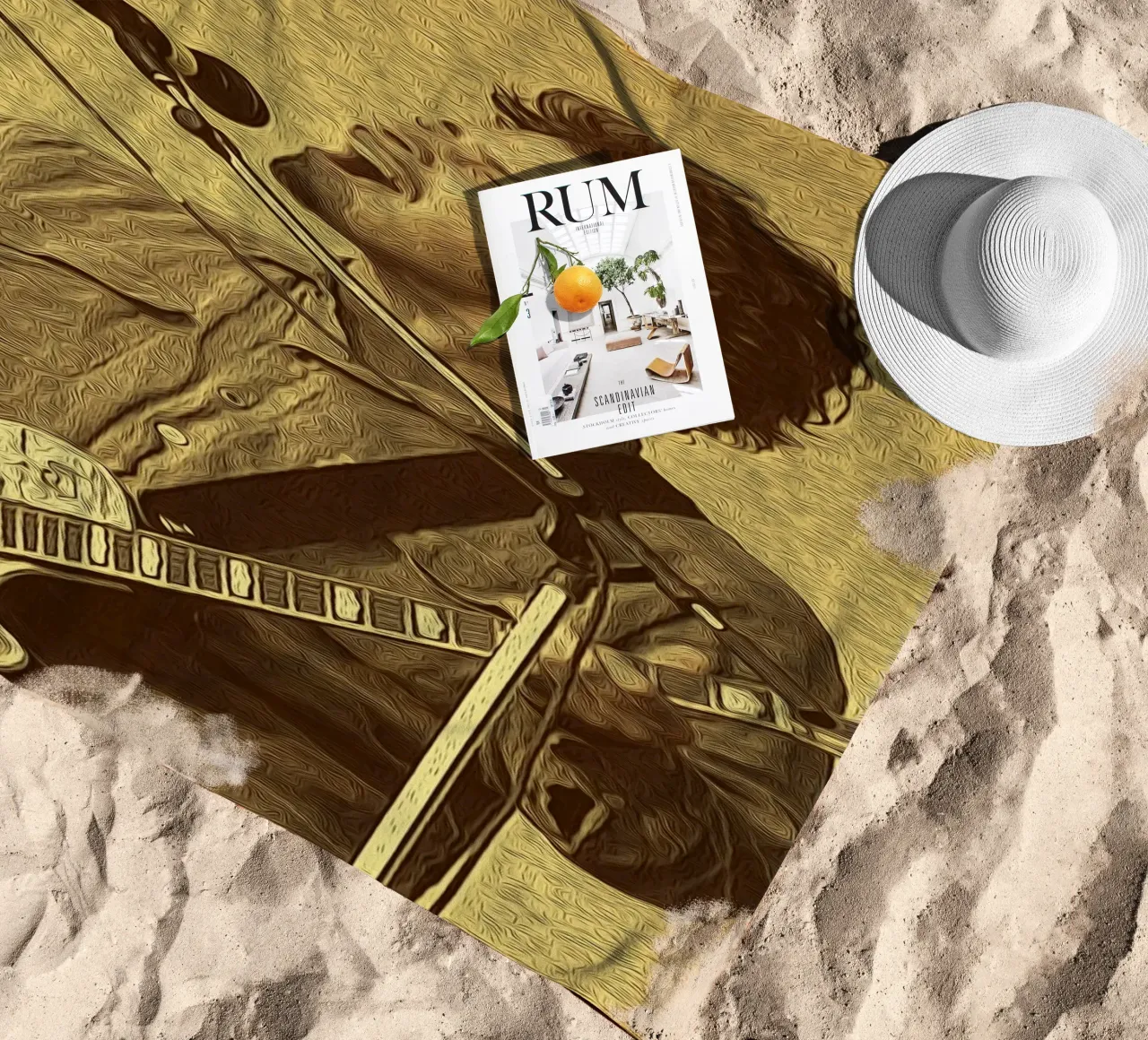 Chris Cornell Riverbero d'oro telo mare da singpentinksale