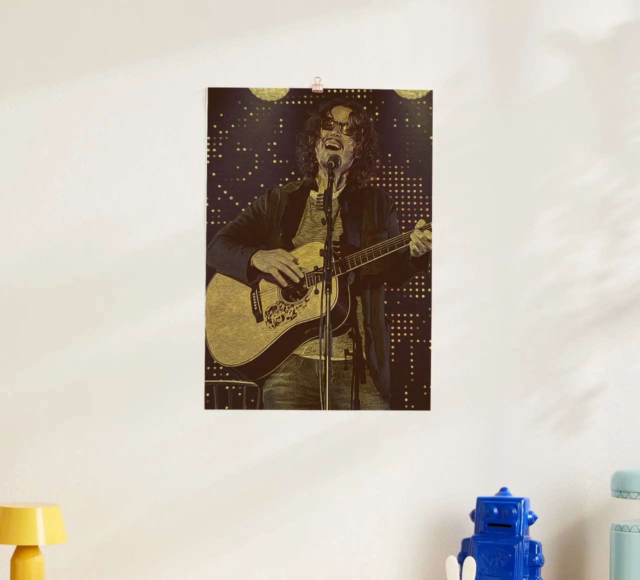 Chris Cornell Sotto le luci del palcoscenico carta hahnemühle da singpentinksale
