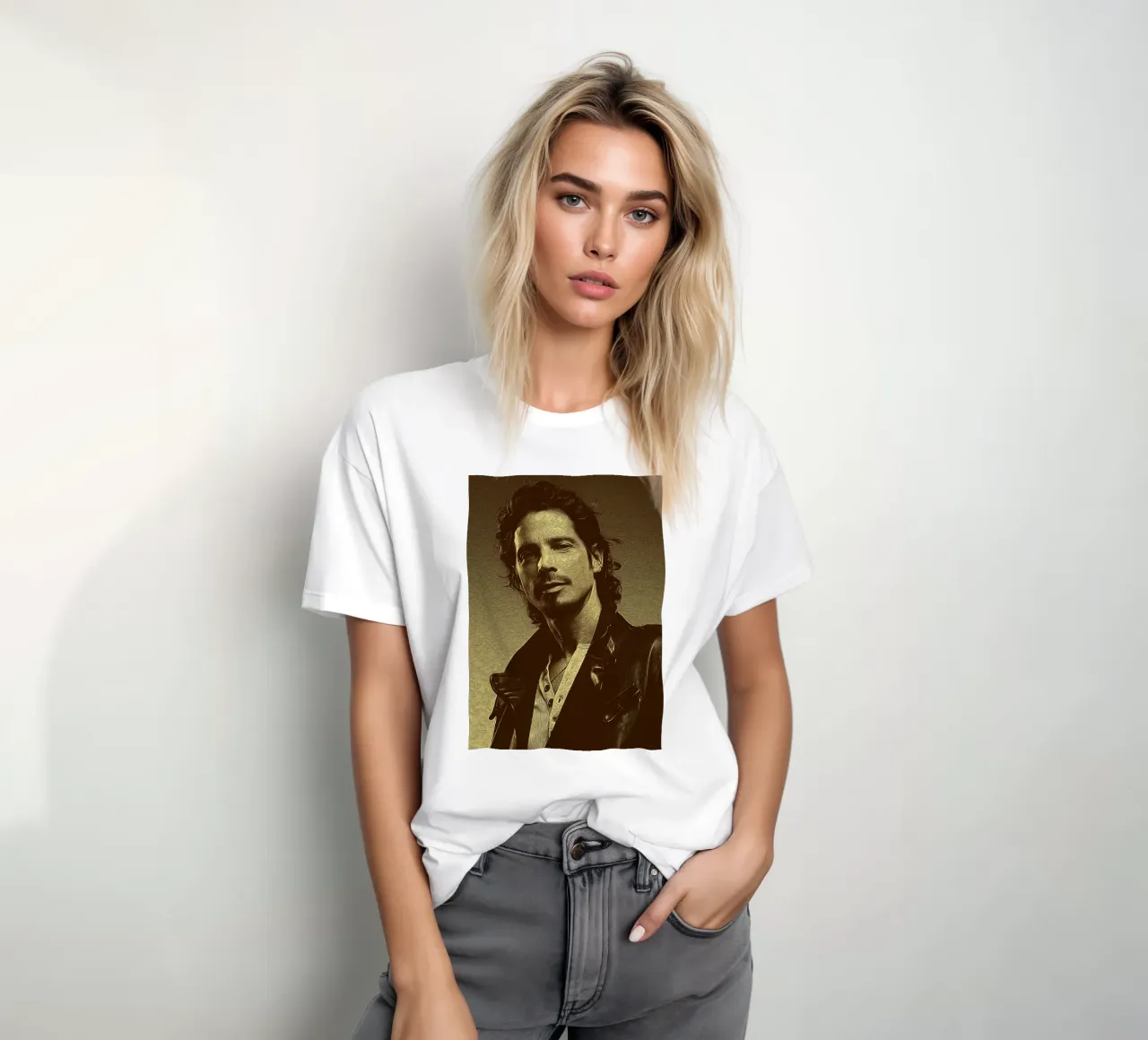 Pelle e fuoco t-shirt da singpentinksale