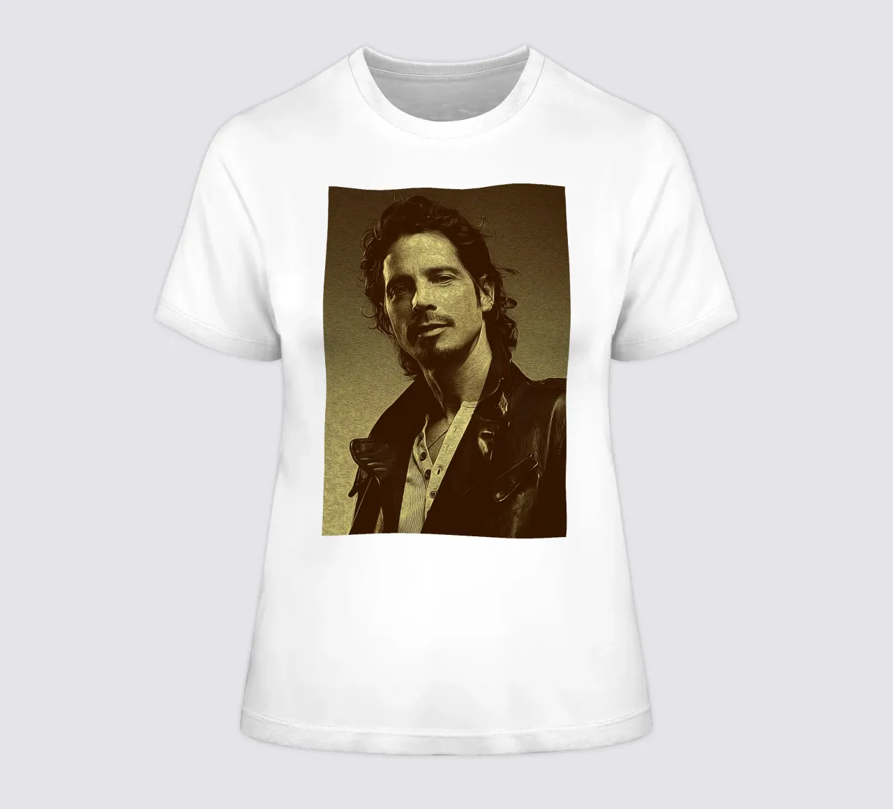 Pelle e fuoco t-shirt da donna da singpentinksale