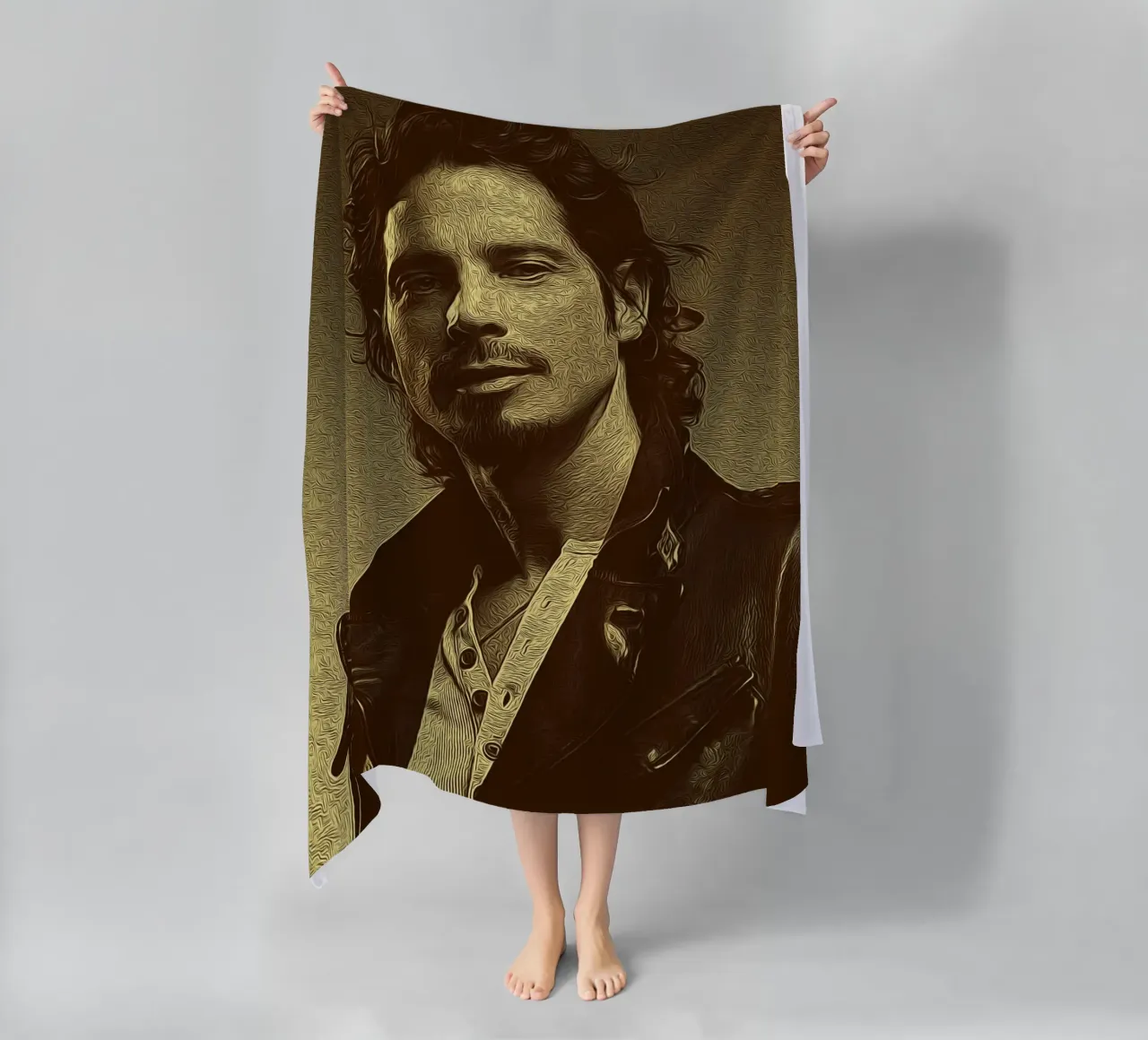 Pelle e fuoco telo mare da singpentinksale