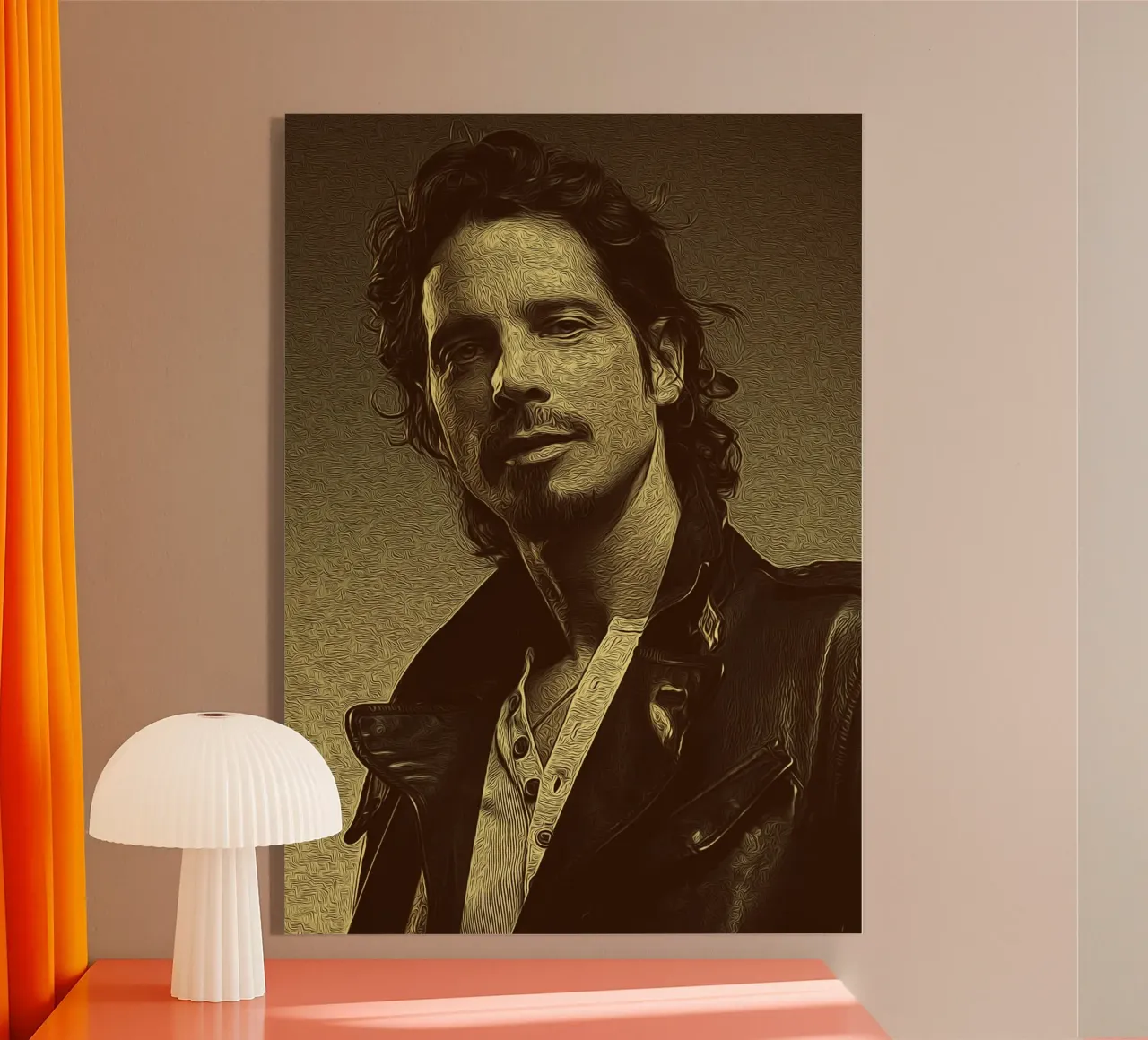 Pelle e fuoco plexiglass da singpentinksale