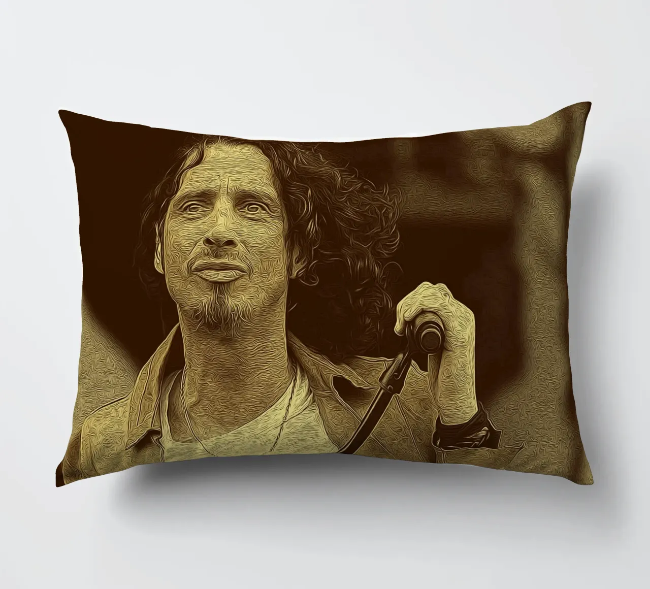A frozen note of emotion decorative cushion by singpentinksale