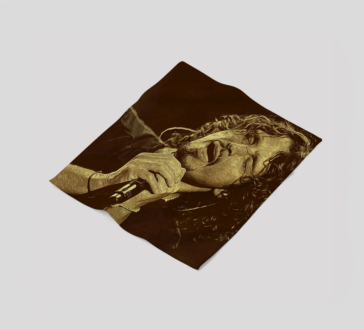Chris Cornell Urlo del cuore coperta in pile da singpentinksale