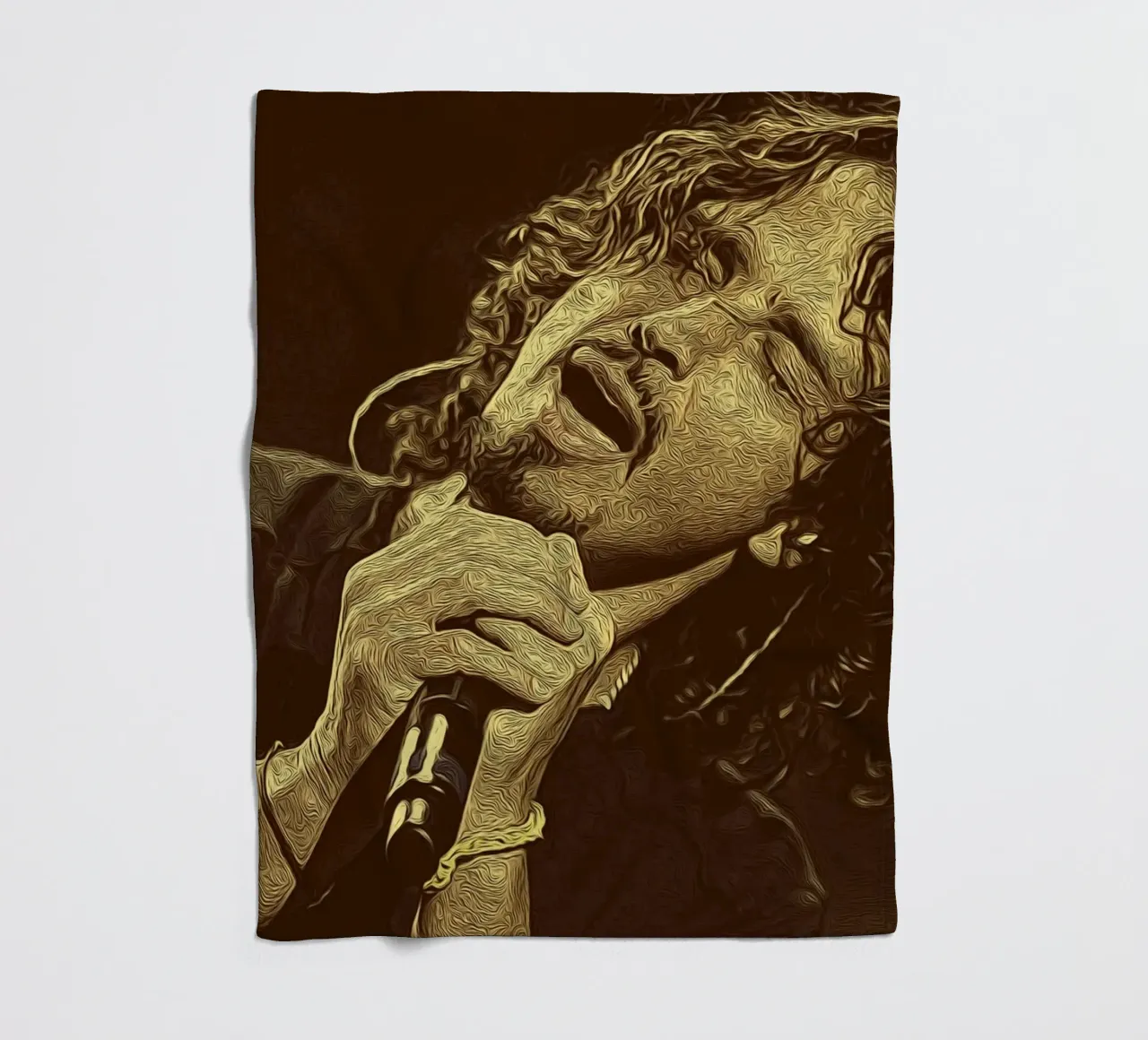 Chris Cornell Urlo del cuore coperta in pile da singpentinksale