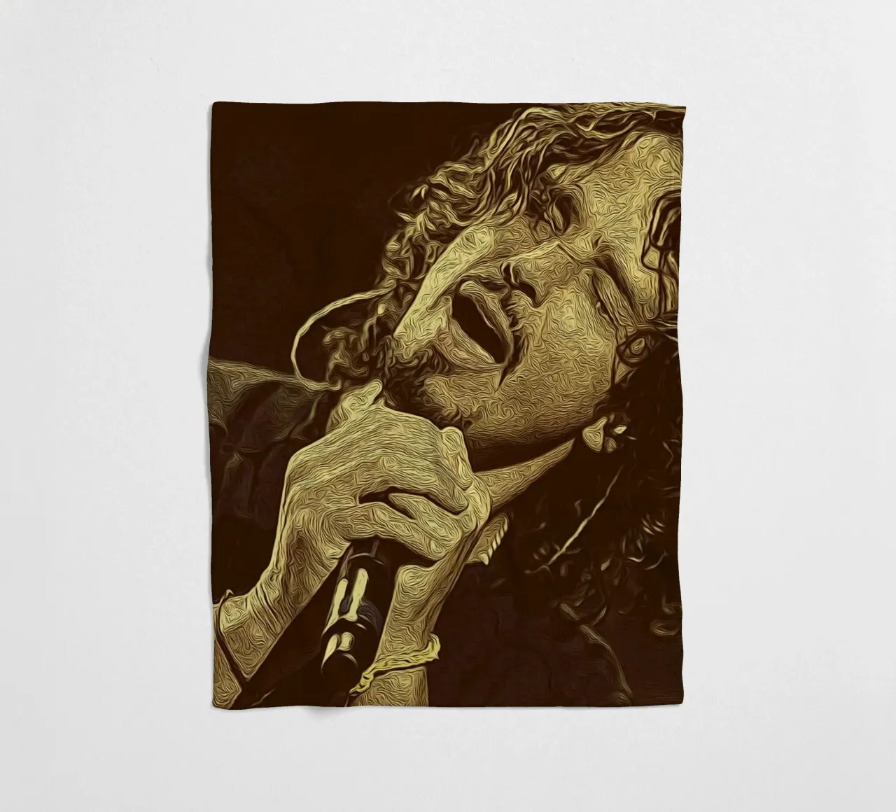 Chris Cornell Urlo del cuore coperta in pile da singpentinksale