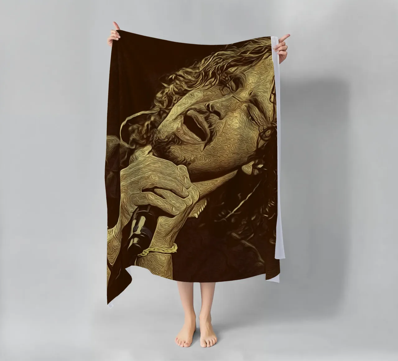 Chris Cornell Urlo del cuore telo mare da singpentinksale