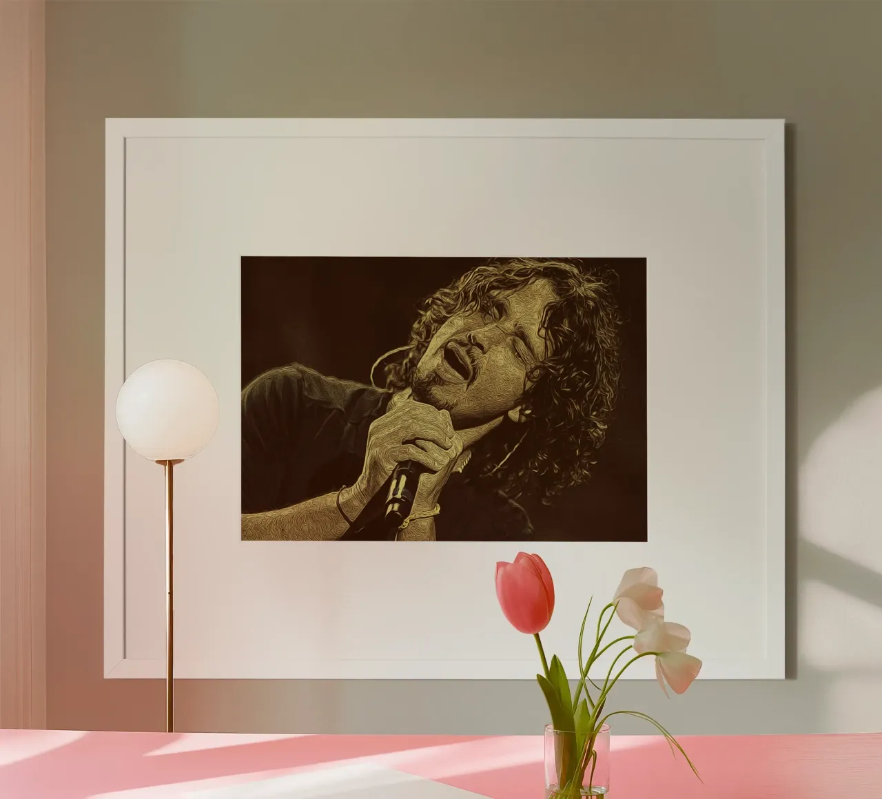 Chris Cornell Urlo del cuore carta hahnemühle da singpentinksale