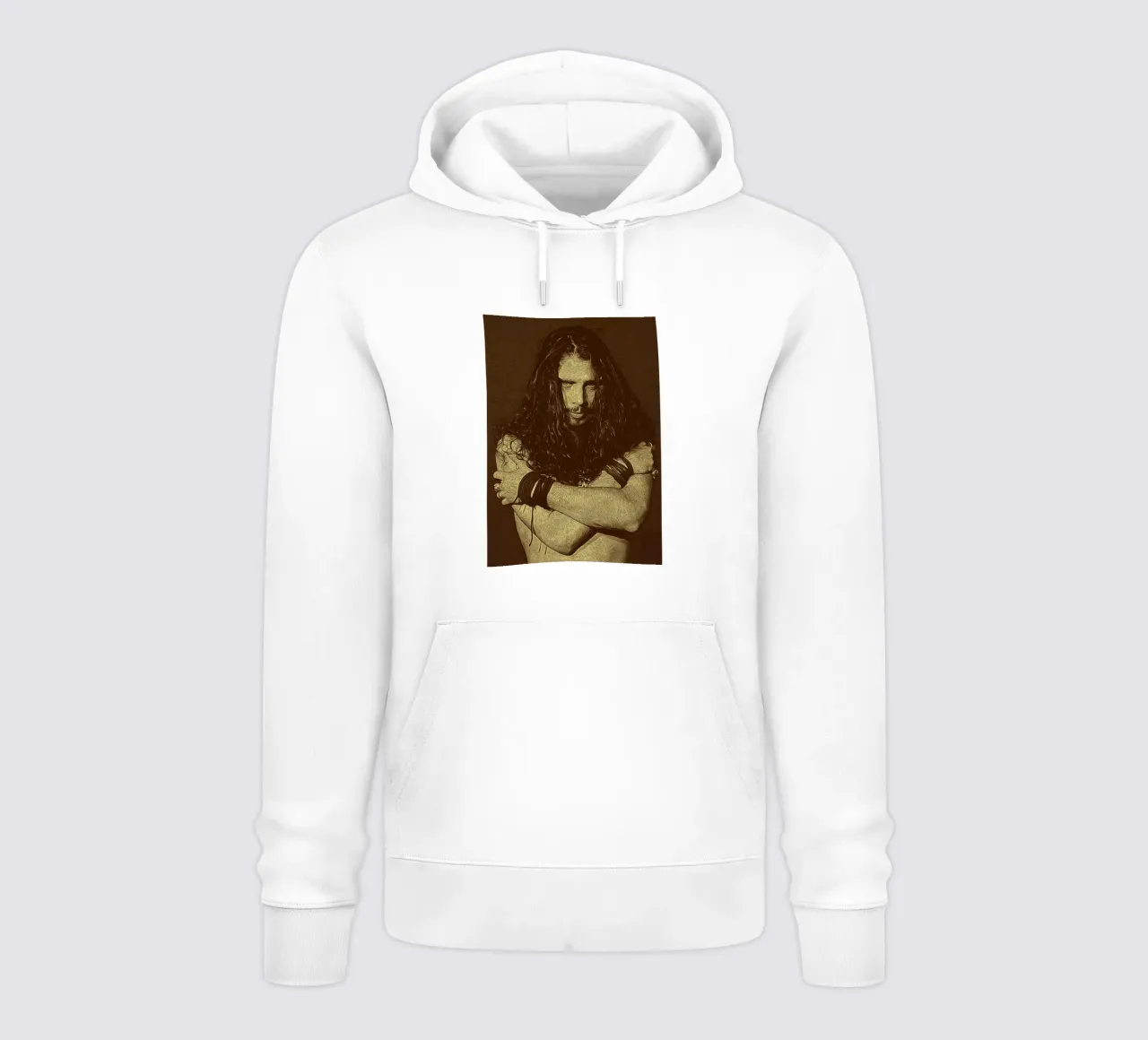 Chris Cornell: un momento di tranquillità felpa con cappuccio da singpentinksale