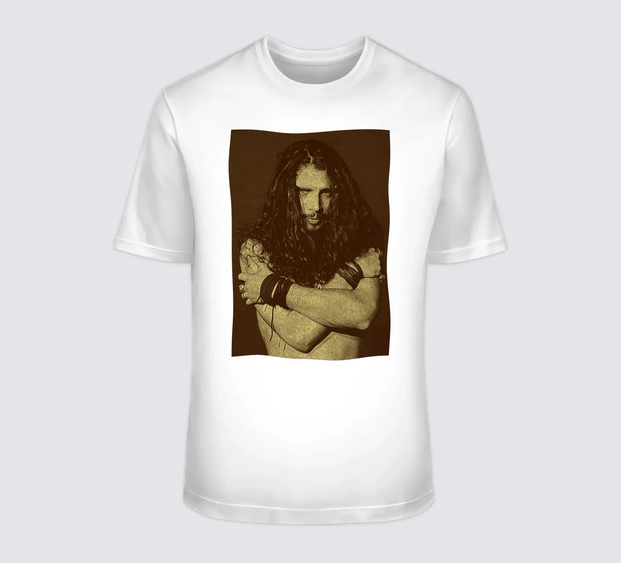 Chris Cornell: un momento di tranquillità t-shirt da singpentinksale