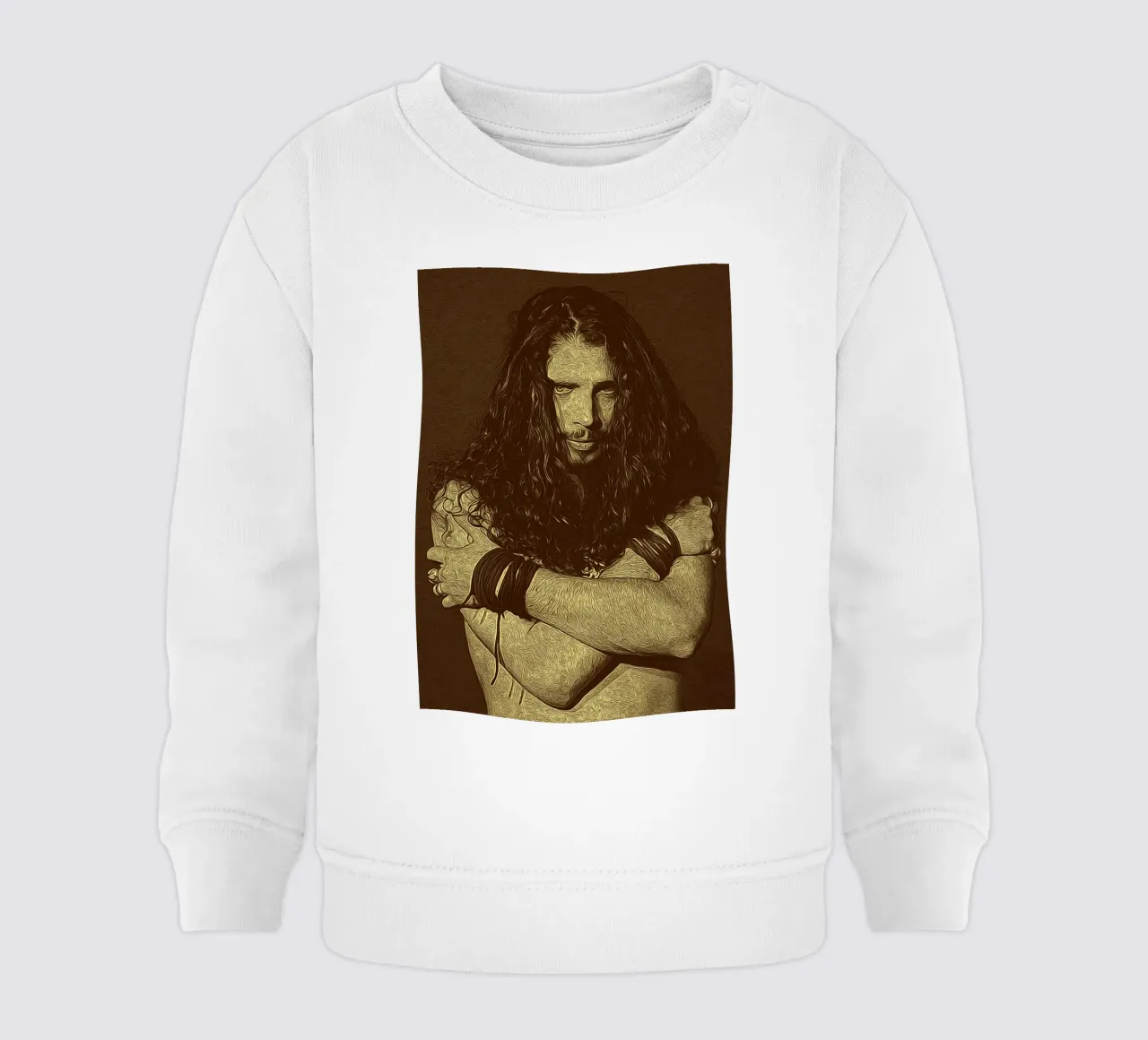 Chris Cornell: un momento di tranquillità felpa neonato da singpentinksale