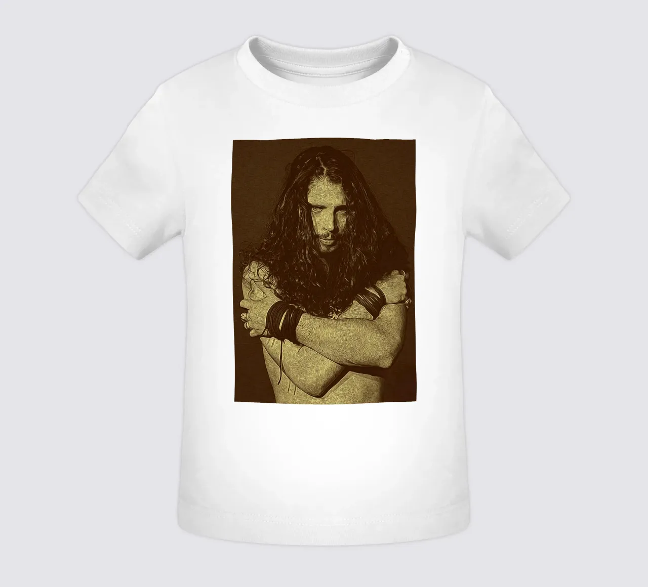 Chris Cornell: un momento di tranquillità maglietta neonato da singpentinksale