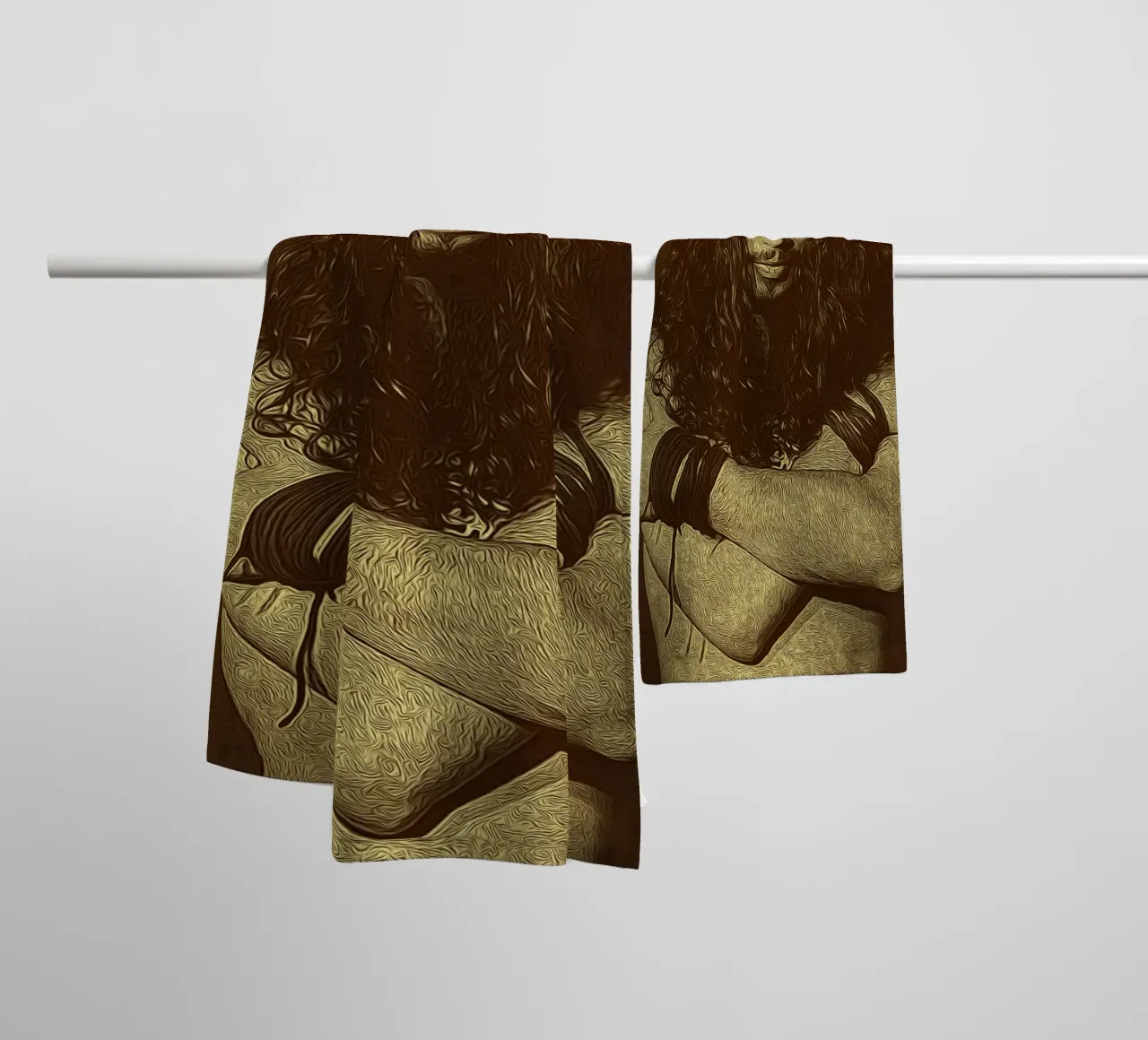 Chris Cornell: un momento di tranquillità asciugamano da bagno da singpentinksale