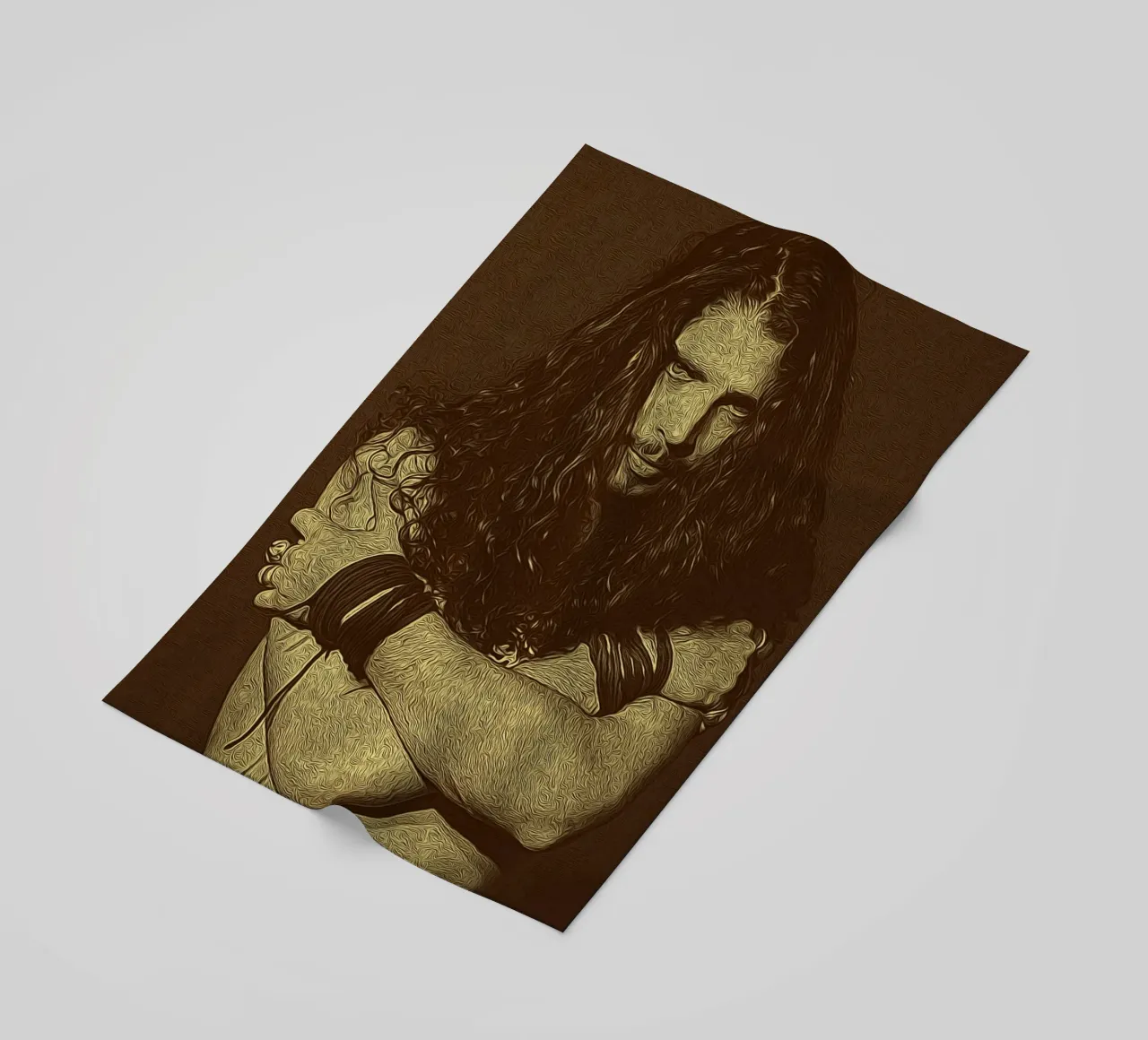 Chris Cornell: un momento di tranquillità telo mare da singpentinksale