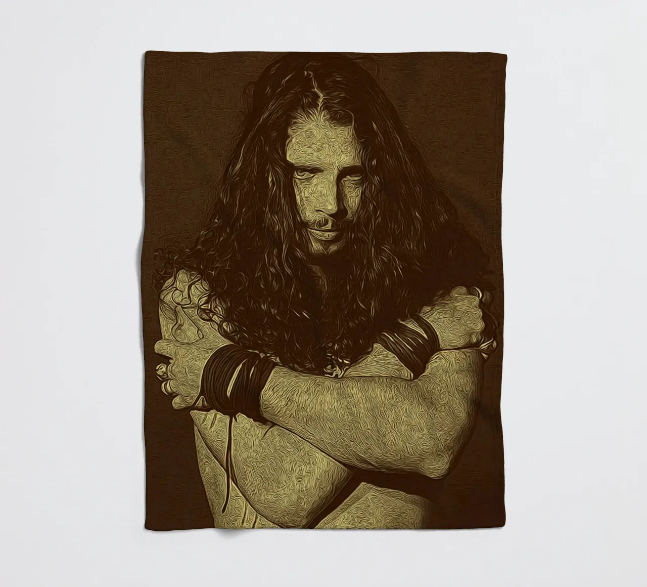 Chris Cornell: un momento di tranquillità coperta in pile da singpentinksale