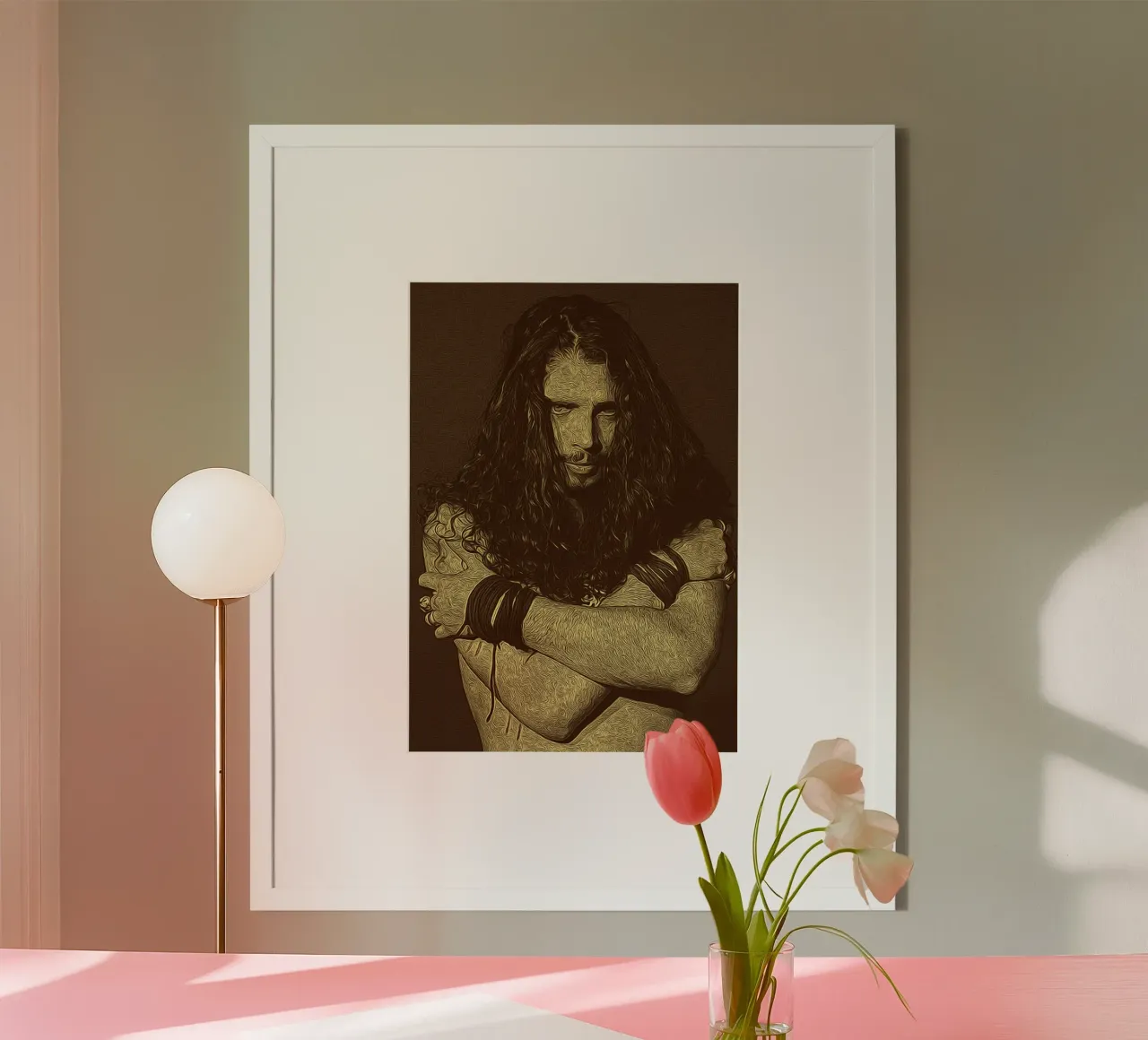 Chris Cornell: un momento di tranquillità carta hahnemühle da singpentinksale