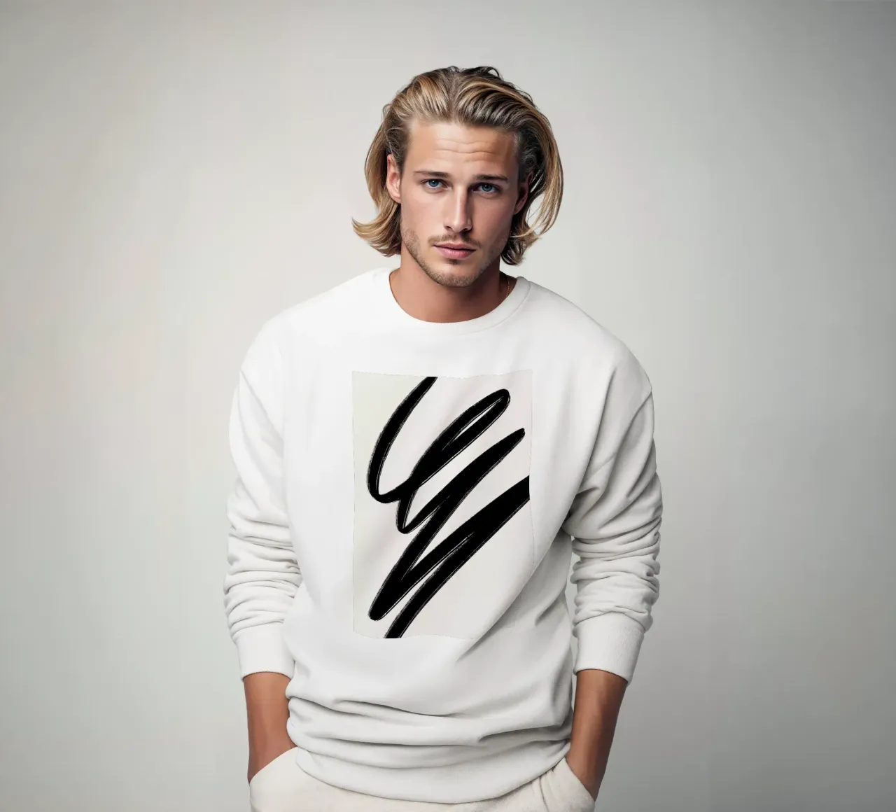 Scribble 2 sweatshirt by Pure