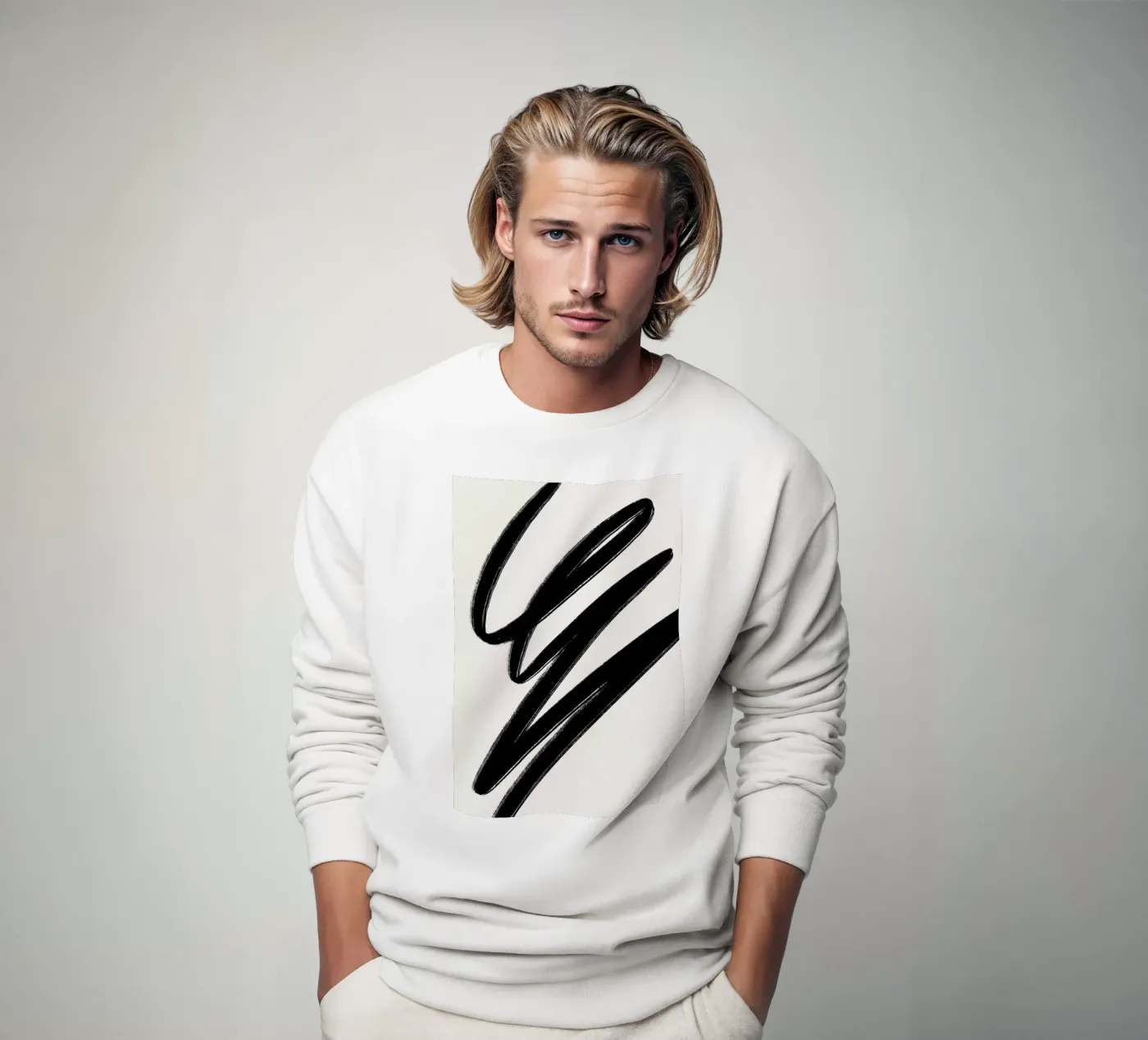 Scribble 2 sweatshirt by Pure