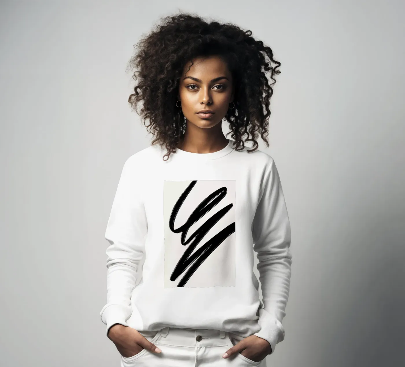 Scribble 2 sweatshirt by Pure