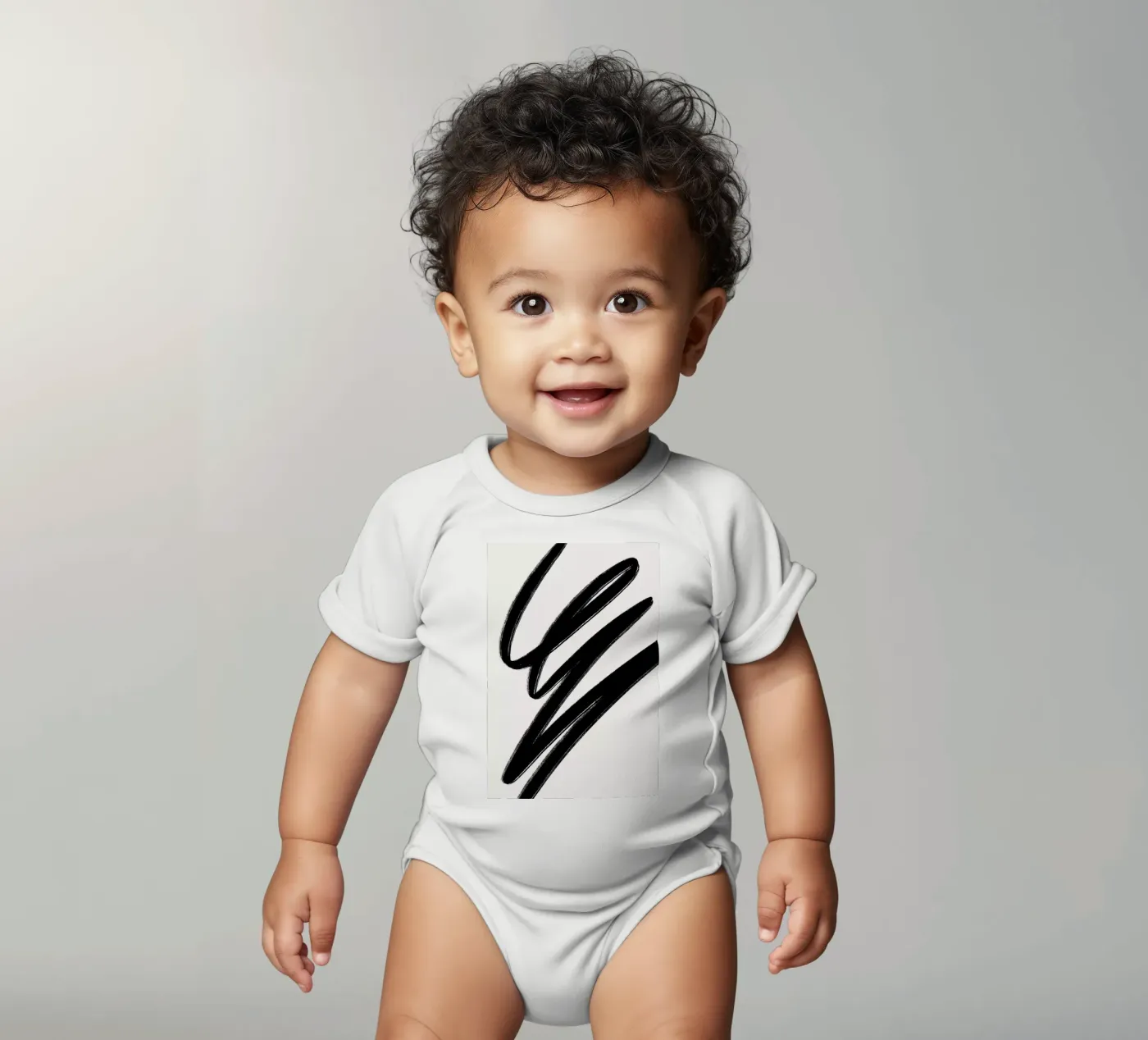Scribble 2 Kurzarm Babybody von Pure