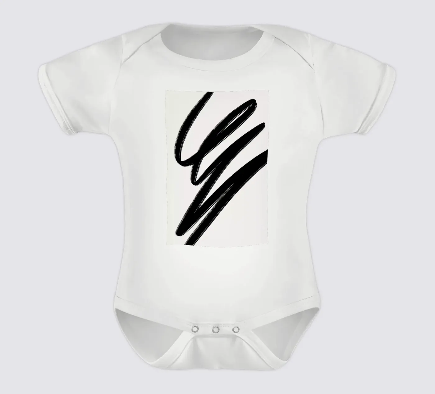 Scribble 2 Kurzarm Babybody von Pure