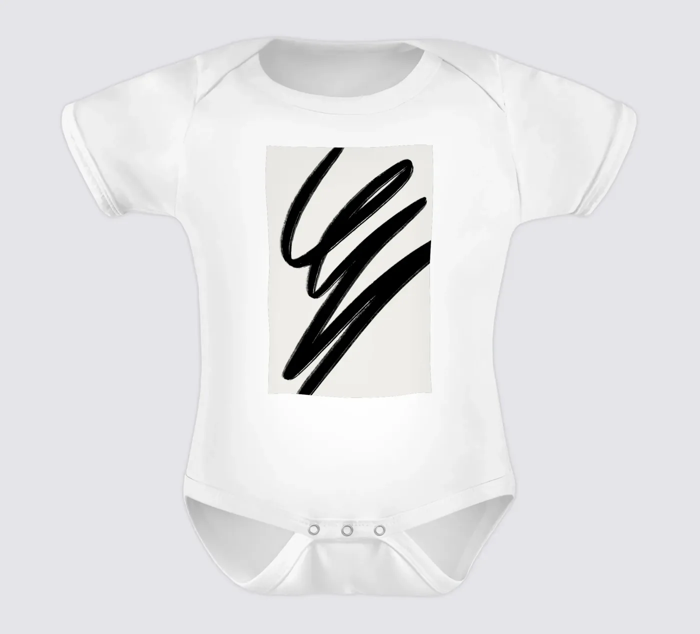 Scribble 2 Kurzarm Babybody von Pure