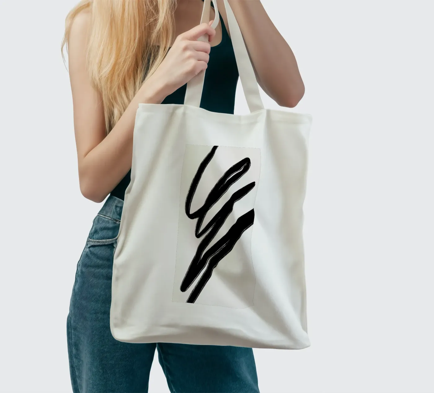 Scribble 2 tote bag by Pure