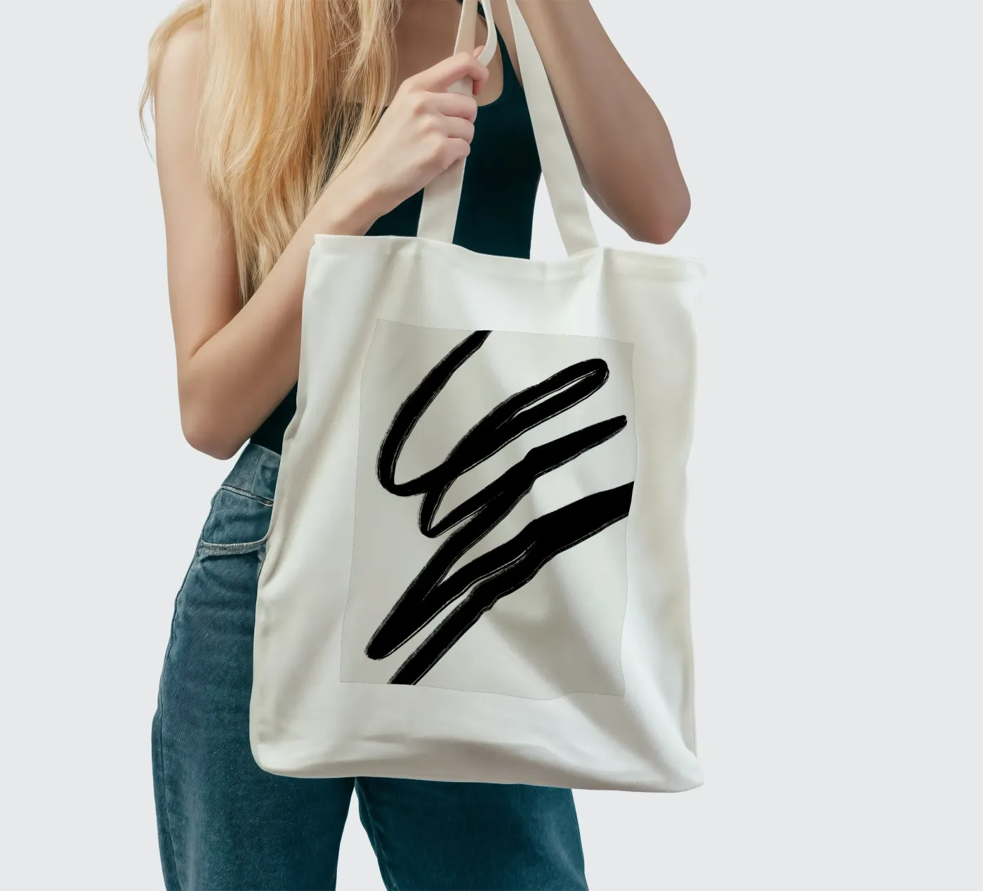 Scribble 2 tote bag by Pure