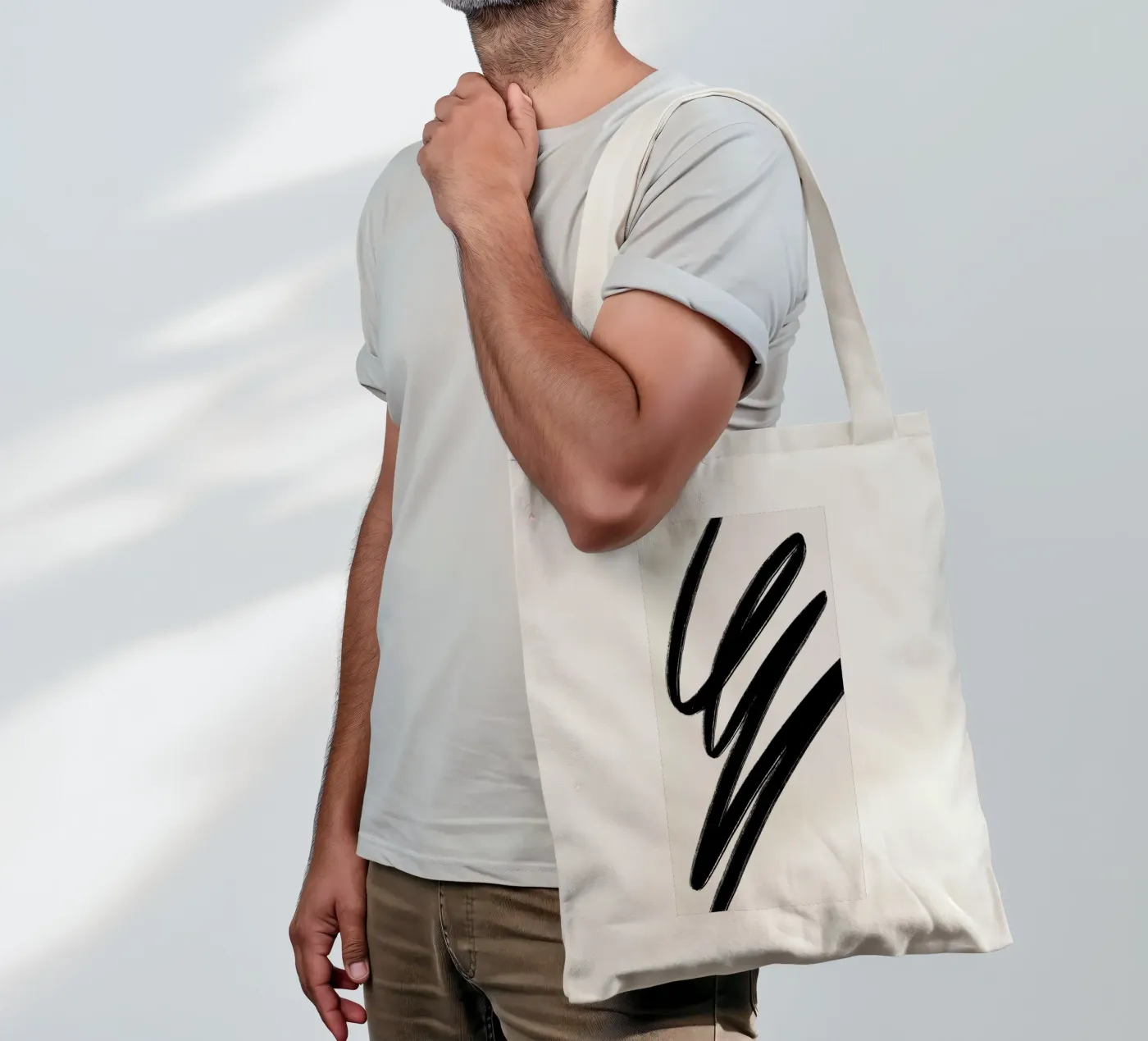 Scribble 2 tote bag by Pure