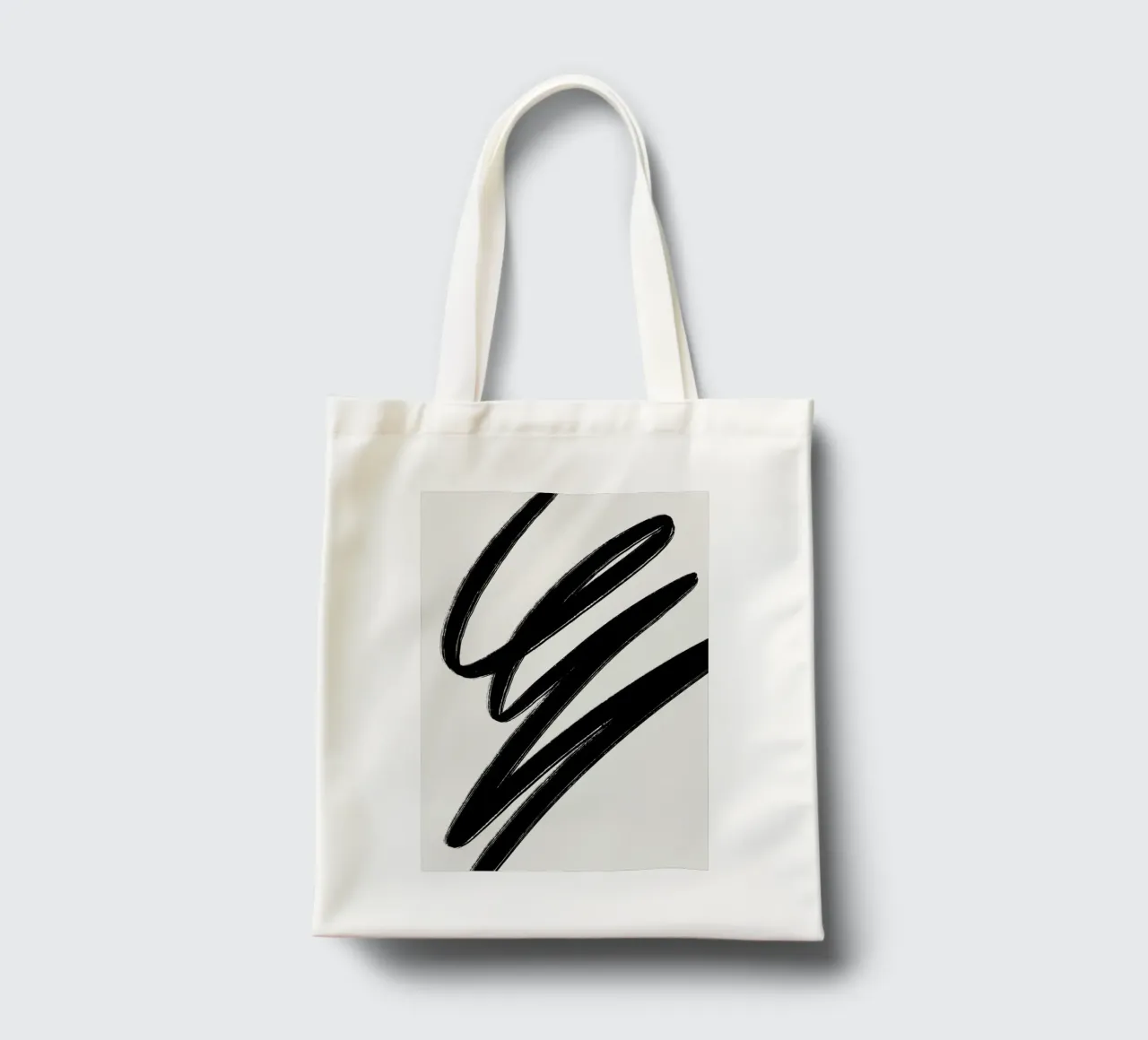 Scribble 2 borsa in juta da Pure