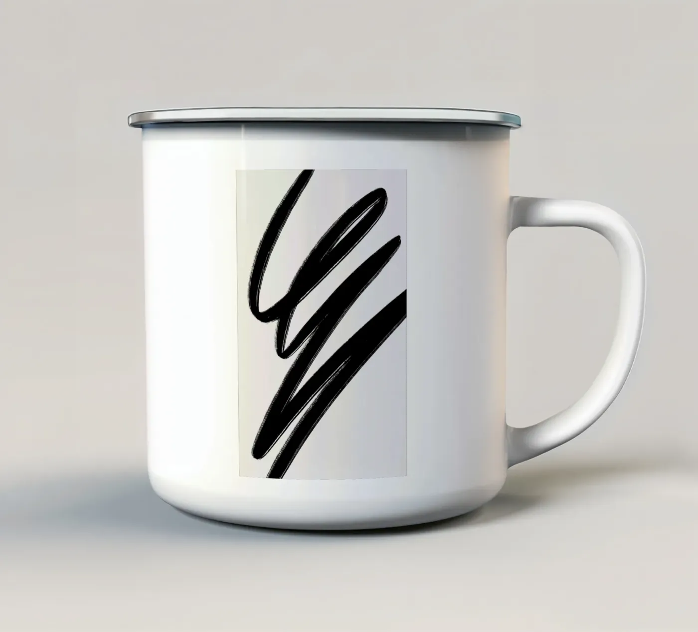 Scribble 2 tazza in smalto da Pure