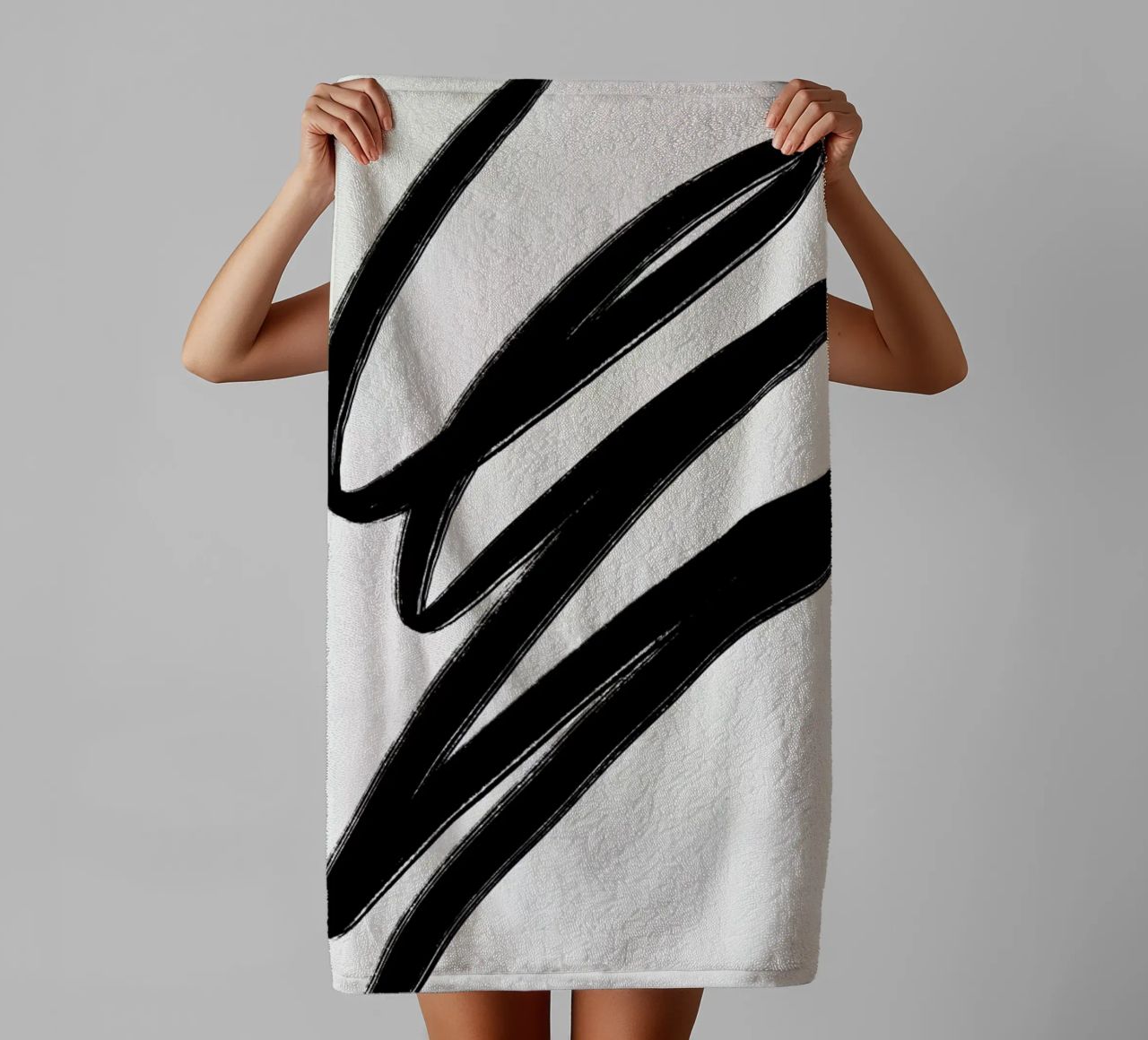 Scribble 2 towel by Pure