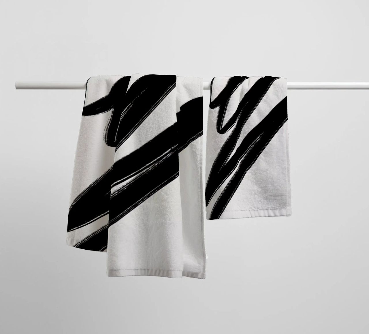 Scribble 2 towel by Pure