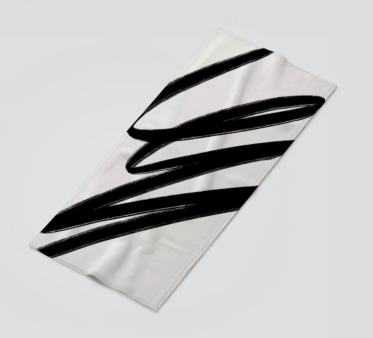 Scribble 2 beach towel by Pure