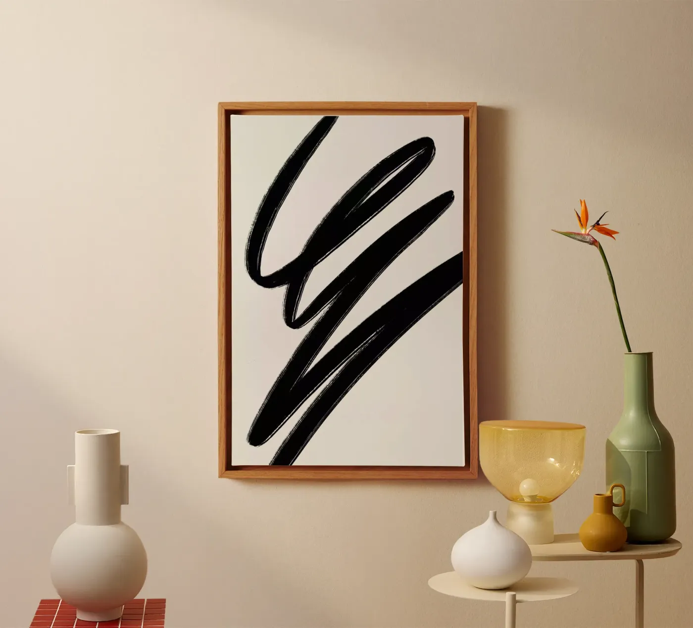 Scribble 2 canvas van Pure