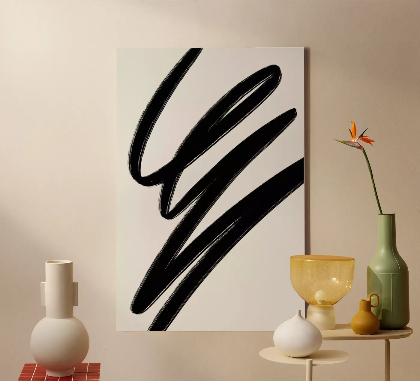 Scribble 2 canvas van Pure