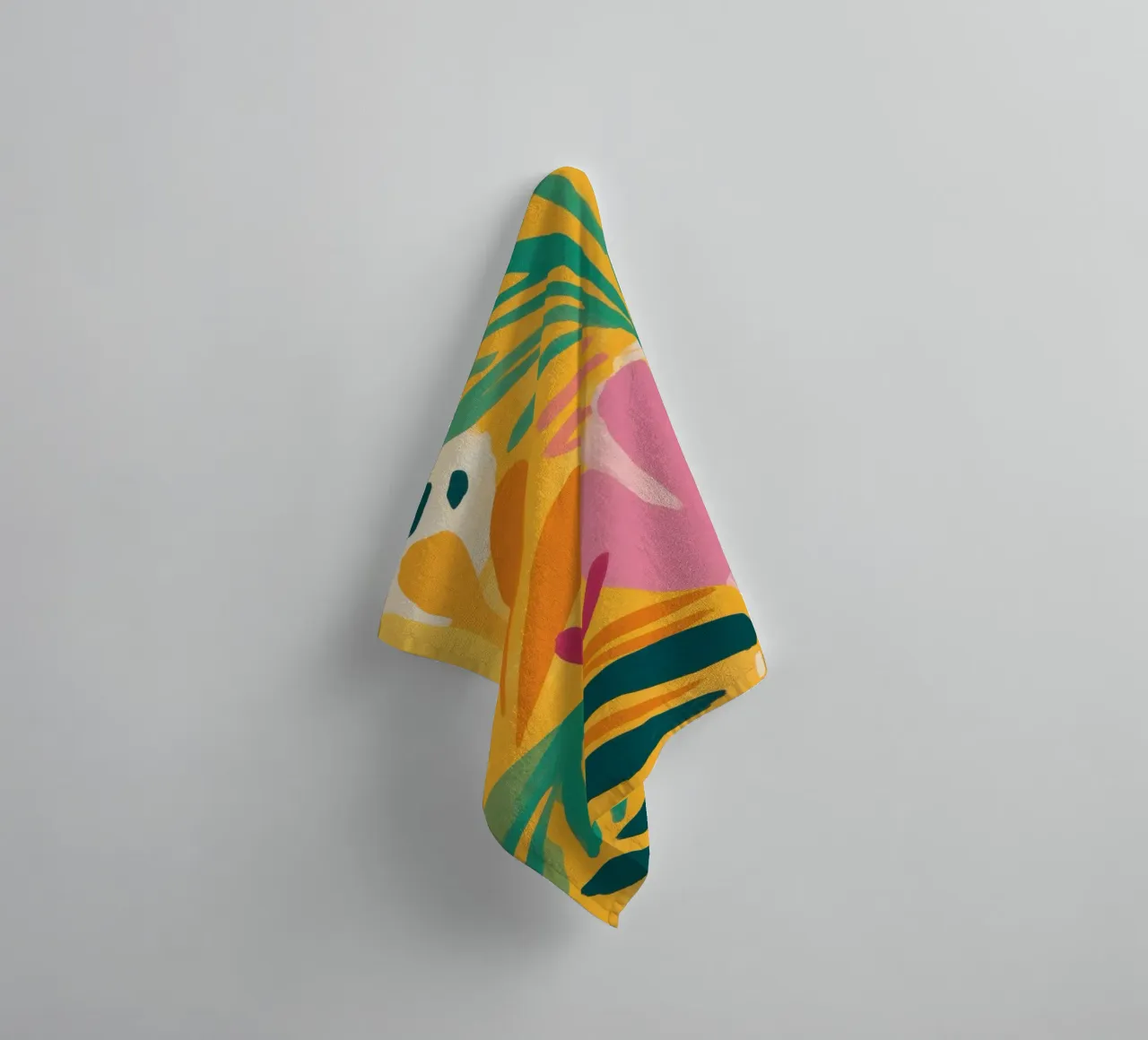 Pastell-Blumen-Fusion Handtuch von Arcane Lines
