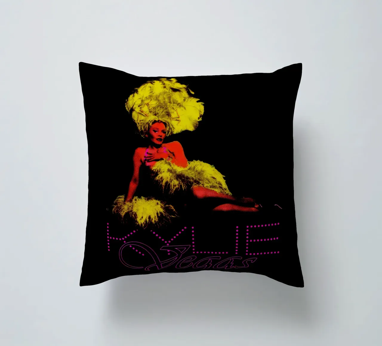 KYLIE MINOGUE VGS decorative cushion by carleemiller