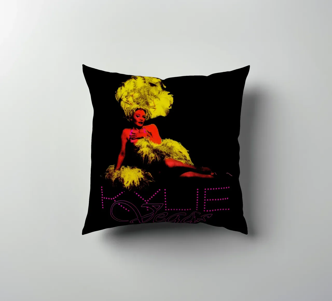 KYLIE MINOGUE VGS decorative cushion by carleemiller