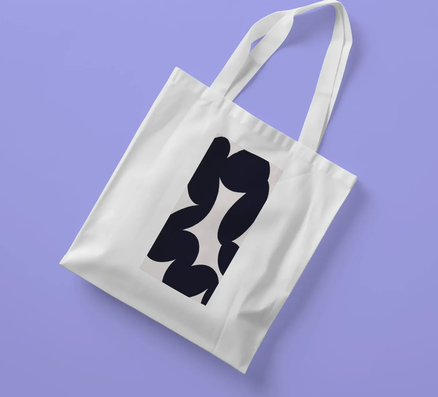 Fat Scribble borsa in juta da Pure