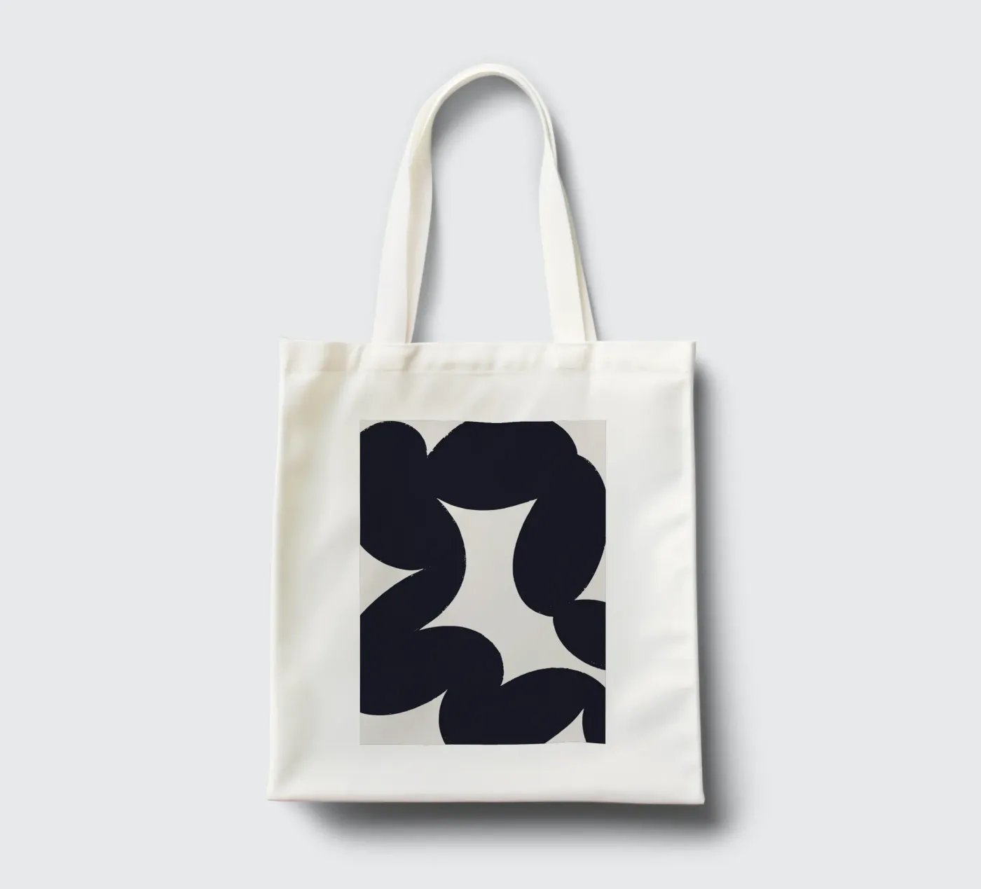 Fat Scribble borsa in juta da Pure