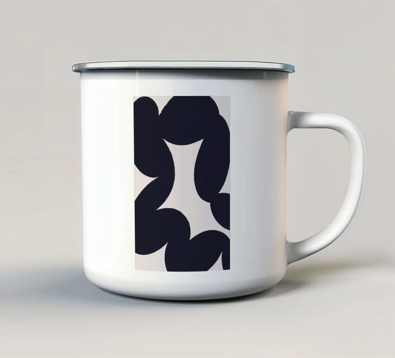 Fat Scribble tazza in smalto da Pure