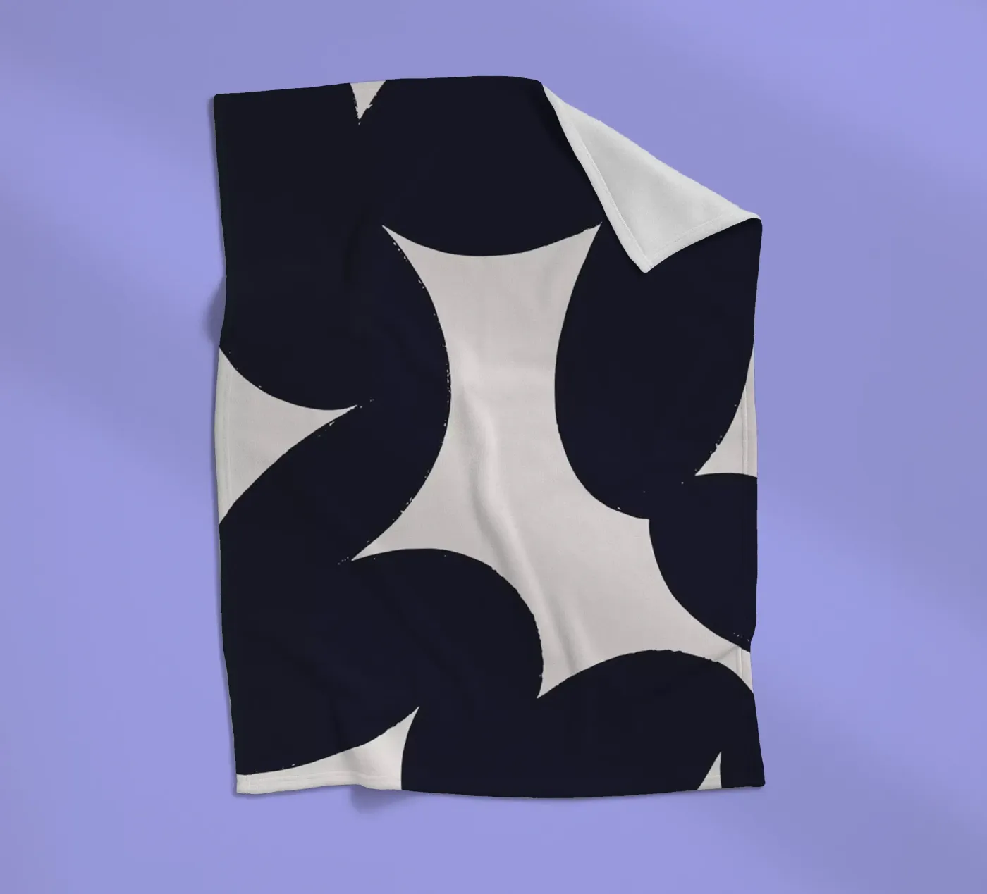 Fat Scribble fleece blanket by Pure