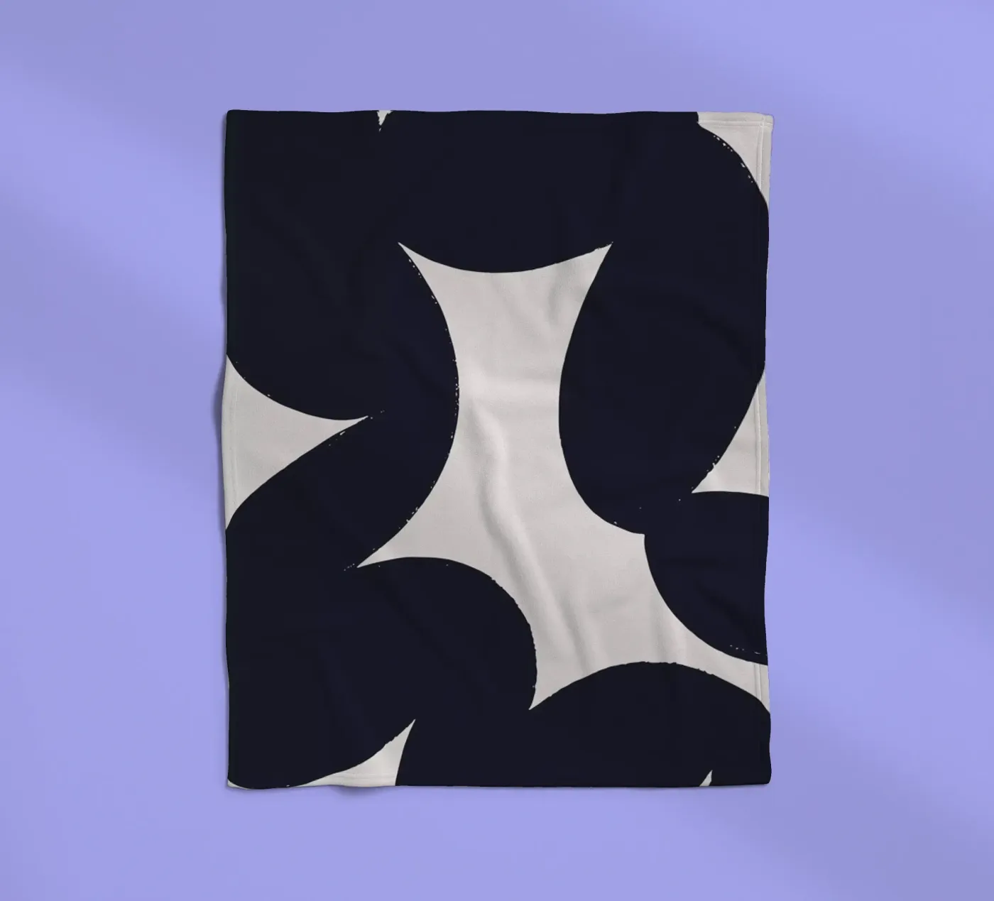 Fat Scribble fleece blanket by Pure