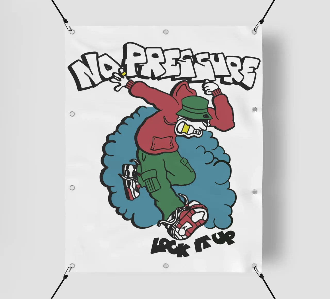 NO PRESSURE Lock It Up telo in pvc da lindacleveland